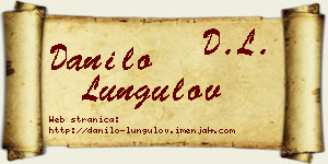 Danilo Lungulov vizit kartica